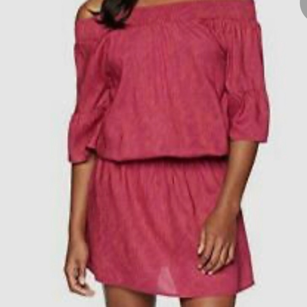 PrAna off shoulder dress